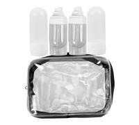 LOLIPPYY 4pièces Squeeze Travel Bottles Set Flacons Réutilisables Pour Shampooing Lotion Et Toiletries Pour Voyager Et Activités Extérieur