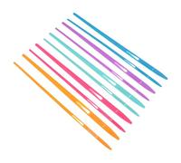 LOLIPPYY 5 Ensembles Long Elastic Threader Tool for Sewing Stretchable Cord Thread Rubber for DIY Crafting and Quilting Accessories with Portable Safe and Efficient Design