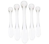LOLIPPYY 5 pièces Applicateurs de Crème pour Yeux Cuillères Professionnelles Portables Transparentes Massage Visage Atténue les Ombres et Poches Outil Pratique pour Usage Quotidien