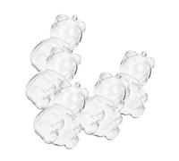 LOLIPPYY 5 pièces Boîtes Dragées Mariage Transparentes Ours Petit Coffret Bonbons Offrir pour Fête Prénatale Anniversaire et Shower Lot de Petites Boîtes Chocolat