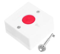 LOLIPPYY 5 pièces Bouton Appel Urgence sans Fil avec Verrouillage à Clé Interrupteur Mural Système Alarme pour Toilettes Accessibles et Patients Alerte Rapide pour Personnes Âgées et