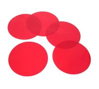 LOLIPPYY 5 Pièces Film Diffuseur de Lumière Autocollant Correcteur de Couleur Chaude pour Lampes Gel pour Filtre Lumineux LED Décoration Ambiance Maison Film pour Spots