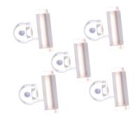 LOLIPPYY 5 pièces Presse Tube Dentifrice Blanc avec Ventouse Suspendue Multifonction pour Dentifrice Cosmétiques et Crèmes Économiseur Pratique pour Salle de Bain