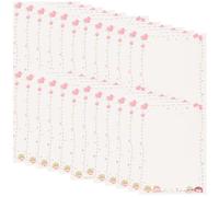 LOLIPPYY 50 Feuilles Papier à Lettres Créatif Vintage Papier à Écrire Style Élégant et Classique pour Écrire Annonces et Poèmes