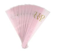LOLIPPYY 50 Paquet D'emballage pour Fleurs en Papier, Manchon à Fleurs Roses, Ouverture Haut et Bas, pour Bouquet de Roses et Chrysanthèmes, Décoration Élégante pour Noël