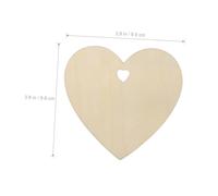 LOLIPPYY 50 Pièces en Embellissement artisanat faux fournitures de scrapbooking étiqueter Forme cœurs tranches de vierges disques de journal disques de de coeur