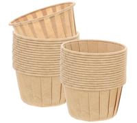 LOLIPPYY 50 pièces Lot de Caissettes Pâtisserie Épaisses Huile pour Cupcakes Résistantes à Haute Température Cuisson pour Fête et Cake Design Élégant