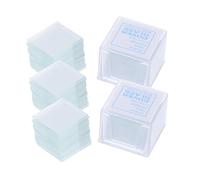 LOLIPPYY 500 pièces Lames de Microscope Carrées Verres de Couverture Préparations Laboratoire Consommables Résistants Compatible Microscope Composé et Stéréo