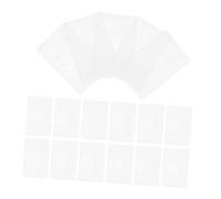 LOLIPPYY 50pièces Pochettes Transparentes Pour Cartes Plastique Protège-badges Et Protège-cartes Imperméables Et Légers Adaptés Pour Cartes Identité Visite