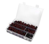 LOLIPPYY 51 pièces Kit de Tambours de Ponçage avec Mandrins Élastiques pour Outils Rotatifs Bandes Abrasives Résistantes pour Sculpture Carrosserie et Travail