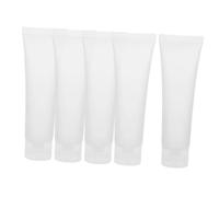 LOLIPPYY 5pièces Bouteilles De Voyage Rechargeables Lot De Flacons à Presser Pour Shampoing Lotion Visage Crème Mains Sac De Voyage Sac Sport