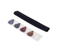 LOLIPPYY 5pièces Support pour Médiator avec Pince Et Médiators De Couleur Aléatoire pour Guitare Et Instrument à Cordes pour Amateurs De Guitare Compatible avec Tous Micro Standard