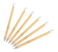 LOLIPPYY 6 pièces Crayons sans Encre Éternels Bois Crayons Effaçables pour Écrire et Dessiner Outils Écriture Durables pour Étudiants et Artistes