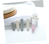 LOLIPPYY 6 pièces Kit Presse Pâte Dentifrice Manuel Distributeur Tube pour Salle de Bain Extrudeur Gris et Blanc Grand Moyen Petit Accessoire Pratique pour Économiser Dentifrice et