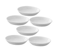 LOLIPPYY 6 pièces Lot de Assiettes Chauffe-Cire Céramique Ronde pour Plateau de Bougie de Rechange pour Fondoirs à Cire