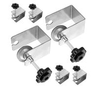 LOLIPPYY 6 pièces Pinces C Acier Inoxydable pour Fixation Précise de Façade de Tiroir Serre-joints Robustes pour Montage Avant Tiroir et Installation de Meubles