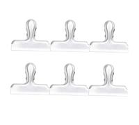 LOLIPPYY 6 pièces Pinces Sachet Alimentaire Acier Clips Étanches pour Fermeture et Conservation Maintien Hermétique pour Chips Café et Snacks