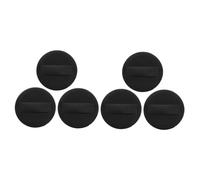 LOLIPPYY 6 pièces PU Cuir Ultra-fin Poudre Puff Visage Doux pour Fond de Teint Maquillage Portable Multifonction pour Femmes