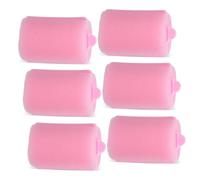 LOLIPPYY 6 Pièces Sponge Hair Curlers Soft Hairdressing Rollers Heat Overnight Styling Comfortable Lightweight Hair Rollers For Damage Curls