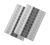 LOLIPPYY 60 Pièces Autocollants No Soliciting Adhésifs pour Porte et Boîte Aux Lettres Stickers Sonnette Étanches et Faciles à Poser Signalisation Anti-démarchage pour Maison et Bureau