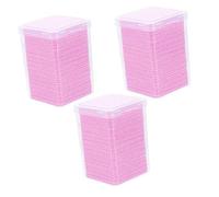 LOLIPPYY 600 pièces Lingettes Nettoyantes Coton Non Pelucheux pour Extensions de Cils Lingettes Dégraissantes et Nettoyantes pour Colle à Cils Accessoires pour Ongles et Extensions