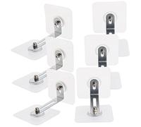 LOLIPPYY 6pièces Ancrages Muraux Adhésifs Pour Meubles Pour Sécuriser Armoires Bibliothèques Et Commode Anti-tip Furniture Anchors