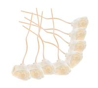 LOLIPPYY 8 pièces Bâtonnets Diffuseurs Parfumés avec Fleurs Séchées Tiges Rotin Absorbantes pour Diffuseur Huiles Essentielles Maison Bureau Spa