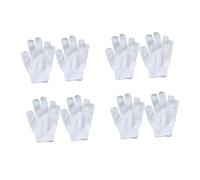 LOLIPPYY 8 pièces de Bain Exfoliants Garçon Fille Doux Doigts Colorés pour Gommage Corporel et Massage Peau Faciles à Enfiler et Nettoyer