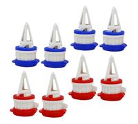 LOLIPPYY 8 pièces Distributeur Boissons Bec Verseur pour Boîte à Boissons Diviseur Flux Liquide Pratique et Robuste Compatible Lait et Jus Accessoire Familial Indispensable