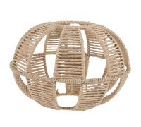 LOLIPPYY Abat-jour Rétro Tissé Papier pour Plafonnier Petit Couvre-lampe Jaune Décoration Intérieure pour Maison et Restaurant