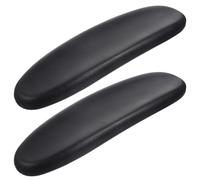 LOLIPPYY Accoudoirs pour Chaise Bureau en PU Noir 28.5 CM Paire de Coussins Confortables Adaptés Fauteuil Gamer et Bureau Ergonomique Usage Quotidien
