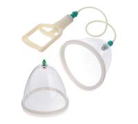 LOLIPPYY Appareil de Massage par Ventouses sous Vide 2 Pièces Ventouses à Pression Négative Universelles pour Dos et Ventre Dispositif de Thérapie Transparent Massage Relaxant à Domicile