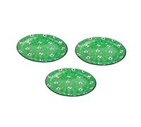 LOLIPPYY Assiettes en Carton à Motif Football Lot de 16 Pièces Papier Écologique sans Danger pour Fête D’Anniversaire Shower et Dessert sur Thème Football