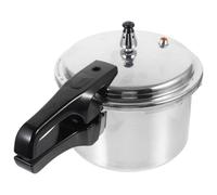 LOLIPPYY Autocuiseur à Haute Pression 4l en Alliage D’aluminium Fond Composite Poli, 20 Cm Compatible Gaz et Induction, Autocuiseur Multifonction Petite Taille pour Cuisson Vapeur et