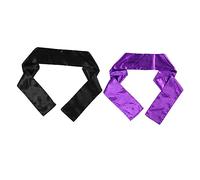 LOLIPPYY Bandeau en Satin pour Perruques 2Pcs Écharpe Largie Anti-Dérapant Accessoire de Coiffure Convient pour Yoga