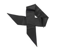 LOLIPPYY Bandeau Foulard Satiné Noir pour Femmes Accessoire Cheveux Antidérapant pour Perruques Foulard Long pour Maintenir la Perruque sans Clips Ni Colle Adapté à Tous Types de Coiffures