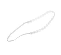 LOLIPPYY Bandeau Perle pour Fille Doux et Confortable avec Petites Perles Accessoire Coiffure Né Bandeau Photo