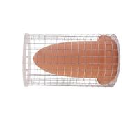 LOLIPPYY Baril De Frai en Argile Cône De Reproduction Et Filet Isolant - Moyenne Taille - Décoration D’Aquarium - Reproduction Poissons-Anges Et Crevettes - Compatible Eau Douce Et Eau Salée