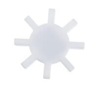 LOLIPPYY Barre Agitatrice Magnétique Octogonale Blanche Résistante Corrosion pour Agitateur de Laboratoire Revêtement Ptfe Faible Friction Accessoire Chimie et