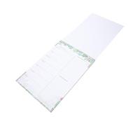 LOLIPPYY Bloc Notes Magnétique Réfrigérateur Vert Carnet Planificateur Aimanté pour de Courses Détachable Organiseur Simple et Pratique pour Bureau École et Maison