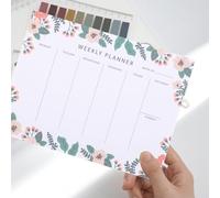 LOLIPPYY Bloc-notes Semainier Détachable pour Planification Hebdomadaire Épais Facile à Écrire Organiseur de Bureau Portable pour Étudiants et Professionnels