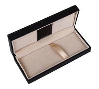 LOLIPPYY Boîte à Stylo PU et Solide Étui Multifonction pour Fournitures de Bureau Coffret Cadeau Décoratif Noir pour Stylo Protection Durable pour Usage Professionnel et Personnel