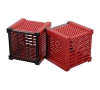 LOLIPPYY Boîte de Filtration pour Aquarium 2 Pcs Cube Filtrant Creux en PVC 115 X 115 X 11 CM Matériau Filtrant pour Bassin et Pompe Mini Filtre pour Aquarium Accessoire Filtration