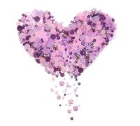 LOLIPPYY Boîte de Perles Nail Charms Abs Perles Plates et Pierres Demi-perles pour Décoration Ongles Assortiment Nail Beads DIY Résistants pour Ongles Naturels et Acryliques