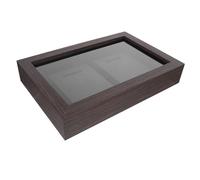 LOLIPPYY Boîte de Rangement en Bois Massif Protection Optimale Coins Arrondis Support Mural Table pour Médailles et Certificats pour Bureaux et Maisons