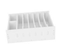 LOLIPPYY Boîte de Rangement Monnaie Multi Compartiments Cases Organisateur de Bureau pour Billets et Tiroir Caisse Enregistreuse Usage Professionnel et Commerces