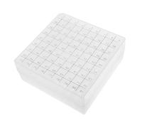 LOLIPPYY Boîte de Rangement pour Tubes Centrifuges Cases Boîte Congélation pour Tubes Organiseur Pratique pour Microcentrifugeuses Compatible Laboratoire et Congélateur