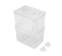 LOLIPPYY Boîte Flottante pour Aquarium Boîte D'élevage De Poissons Transparente Isolation pour Alevins Et Poissons Agressifs Fixation Facile avec Ventouses