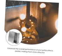 LOLIPPYY Boîtier Aluminium Robuste pour Pédales Deffets Guitare Boîtier de Protection Durable Compatible avec Divers Effets pour Usage Domestique et Scène