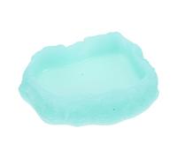 LOLIPPYY Bol Lumineux pour Reptiles Résistante à l'usure en Résine XS, Plat à Eau Pratique pour Aquarium, Accessoire Reptile pour Habitat Domestique